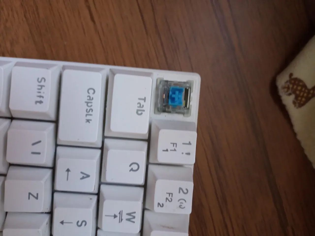 Teclado 60% branco - Foto 2