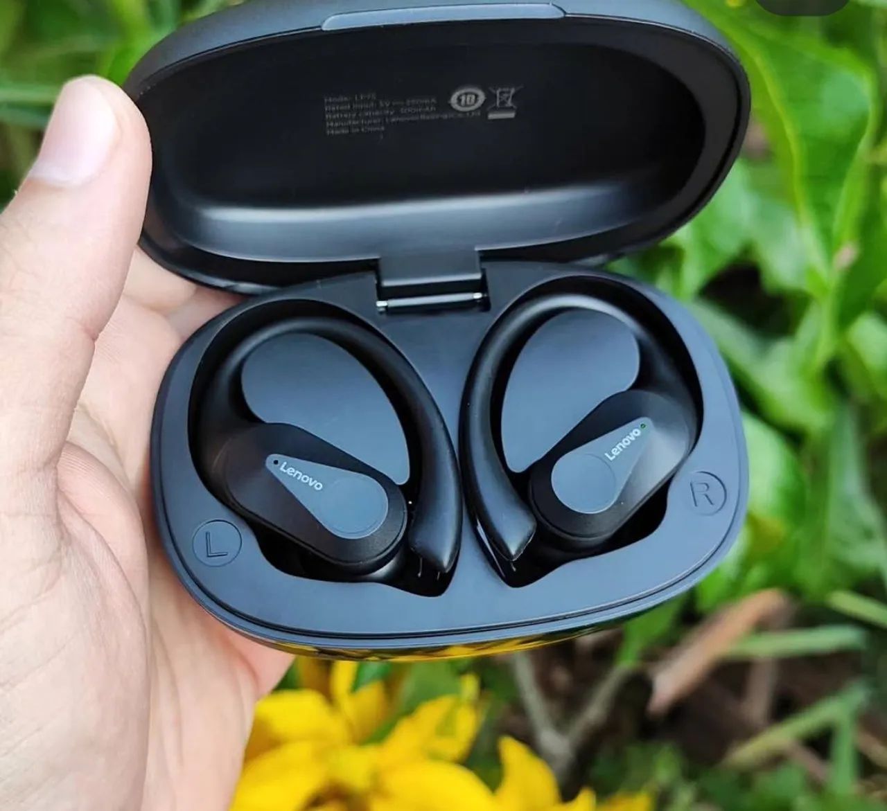 Lenovo lp75 Fone bluetooth 5.3 esportivo de alça na orelha 