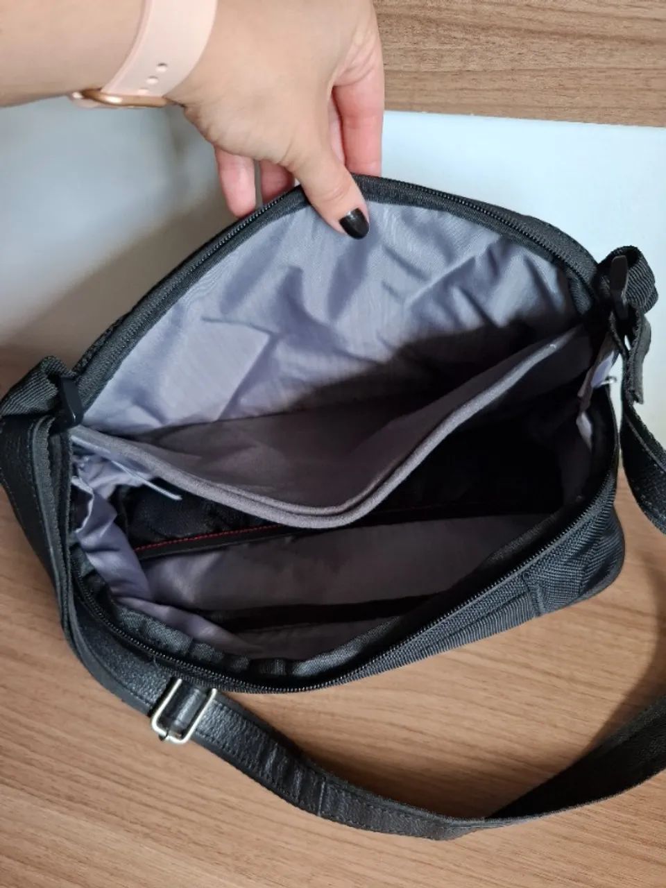 Mala de mão Samsonite grande preta - Foto 2