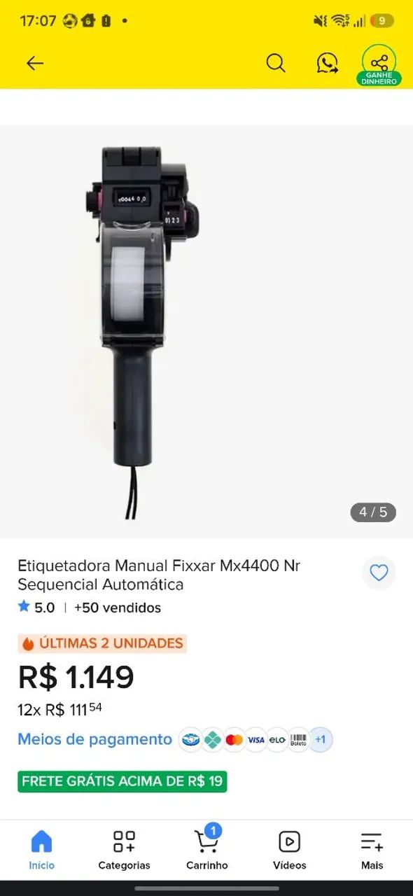 Etiquetadora fixxar  - Foto 5