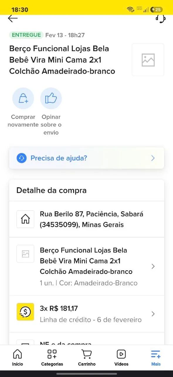 Berço 2 x 1 com colchão  - Foto 4