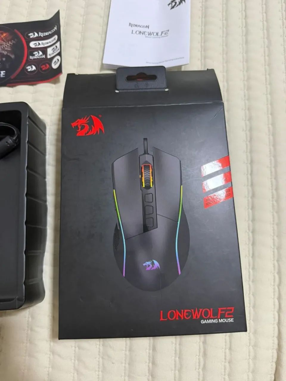 Mouse Redragon Lonewolf2 - NOVÍSSIMO  - Foto 3