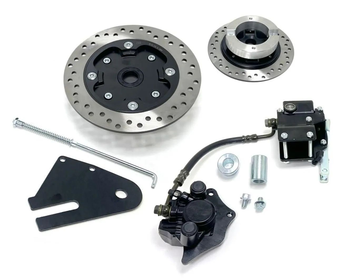 Kit Freio a Disco Traseiro Completo Embus Titan Fan 150 2004 a 2014 - Foto 2