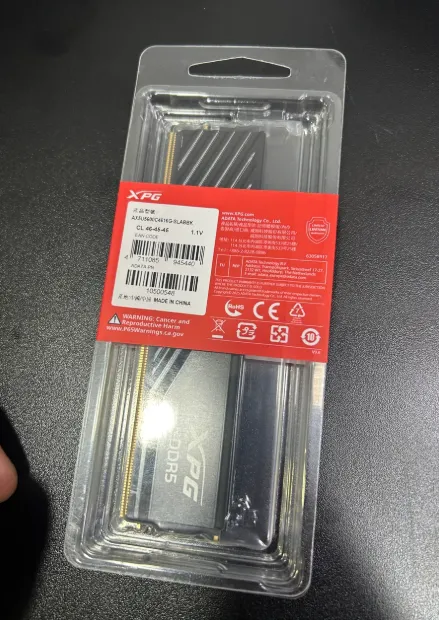 Memória DDR4 16GB 2x 8GB XPG 3200Mhz Lacrada - Memória RAM