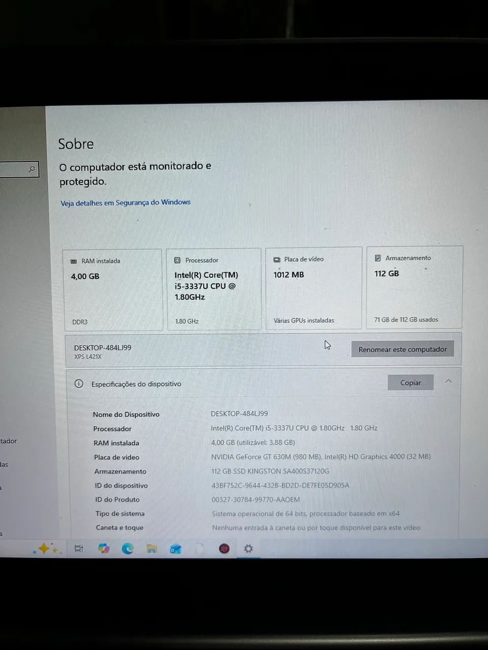 Notebook DELL XPS - Foto 3