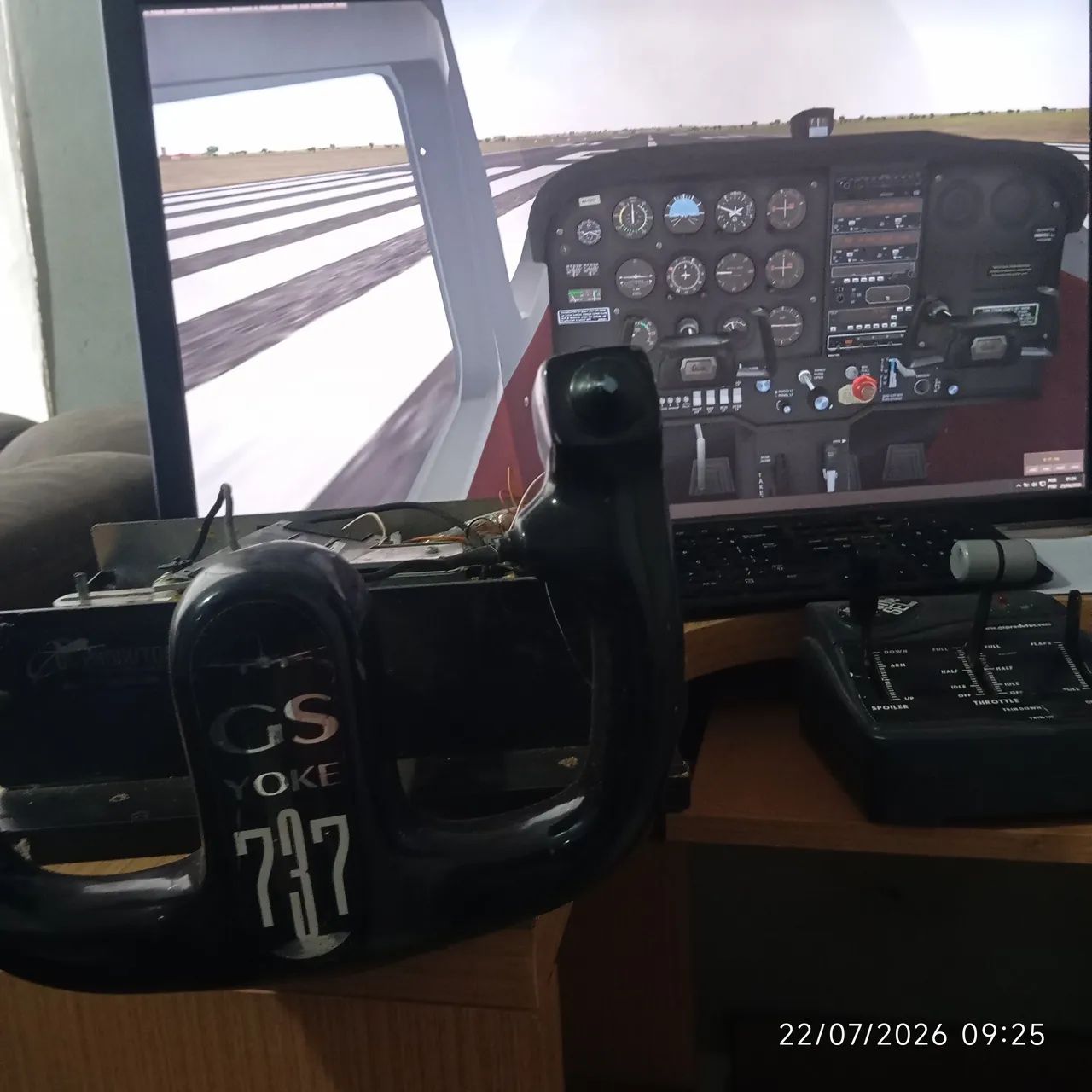 Controles Simulador avião  - Foto 3