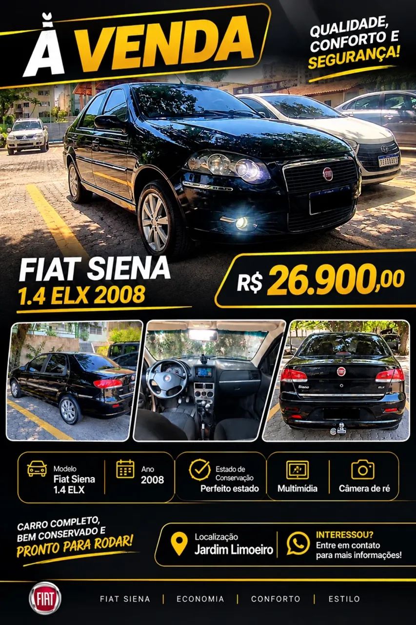 Fiat Siena Siena ELX 1.4 mpi Fire Flex 8V 4p 2008