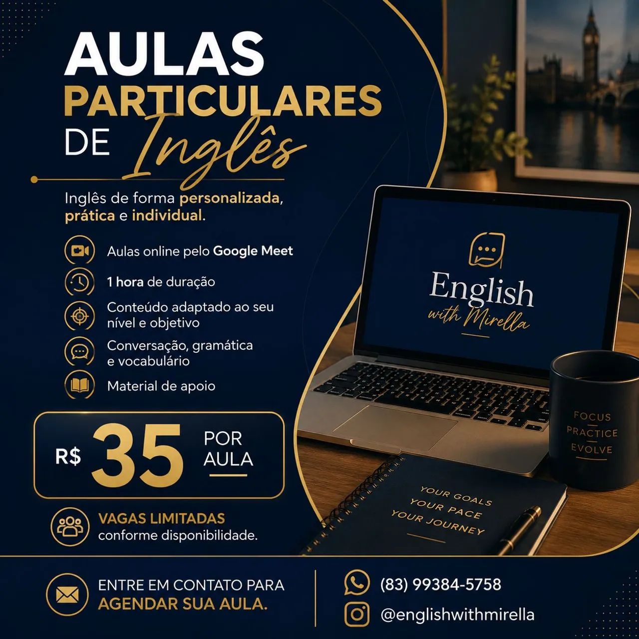 Aulas Particulares de Inglês 