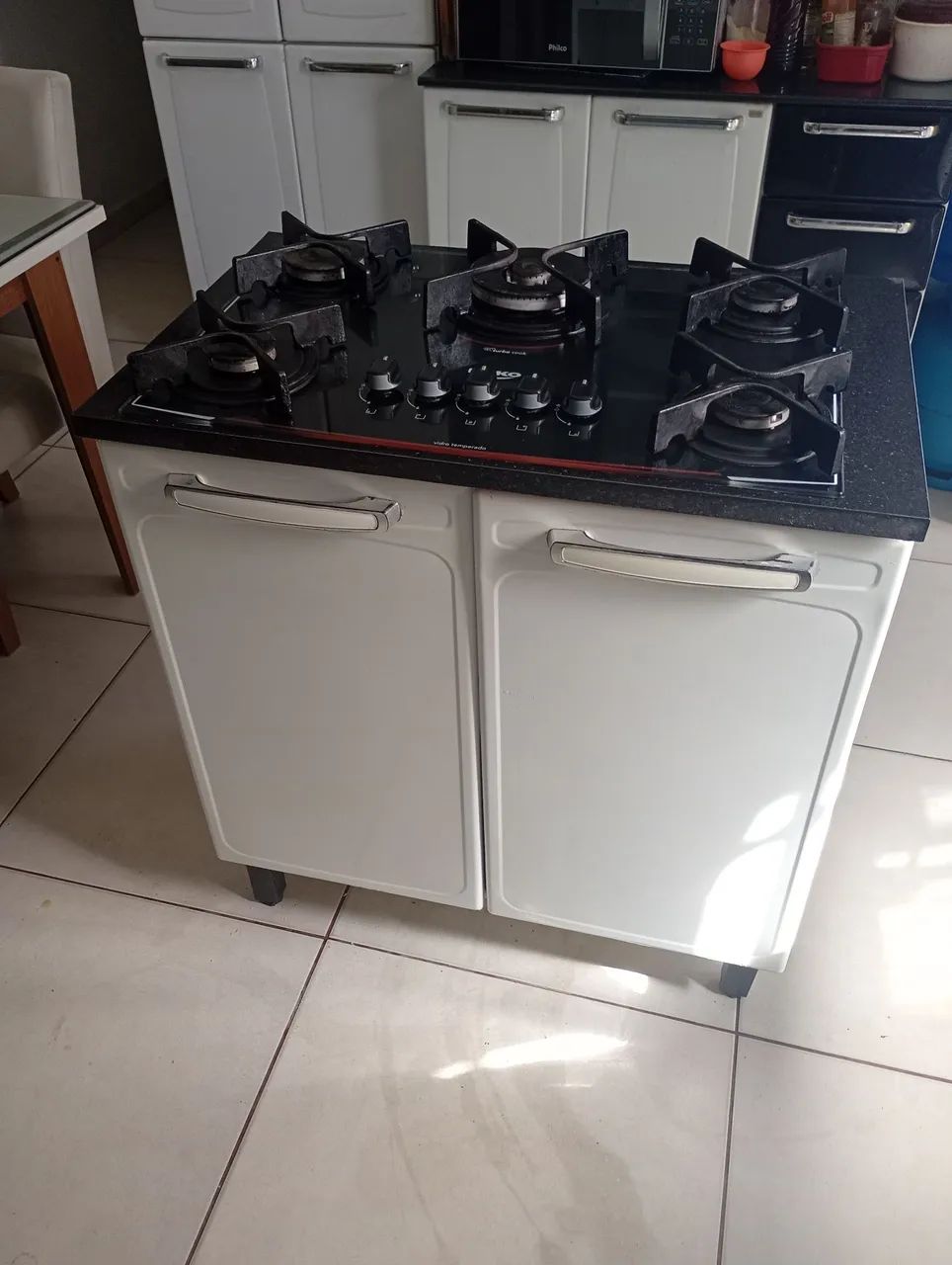 Fogão Cooktop 5 bocas 