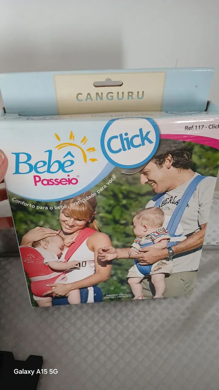 Canguru Click - Bebê Passeio + Sling  - Foto 3