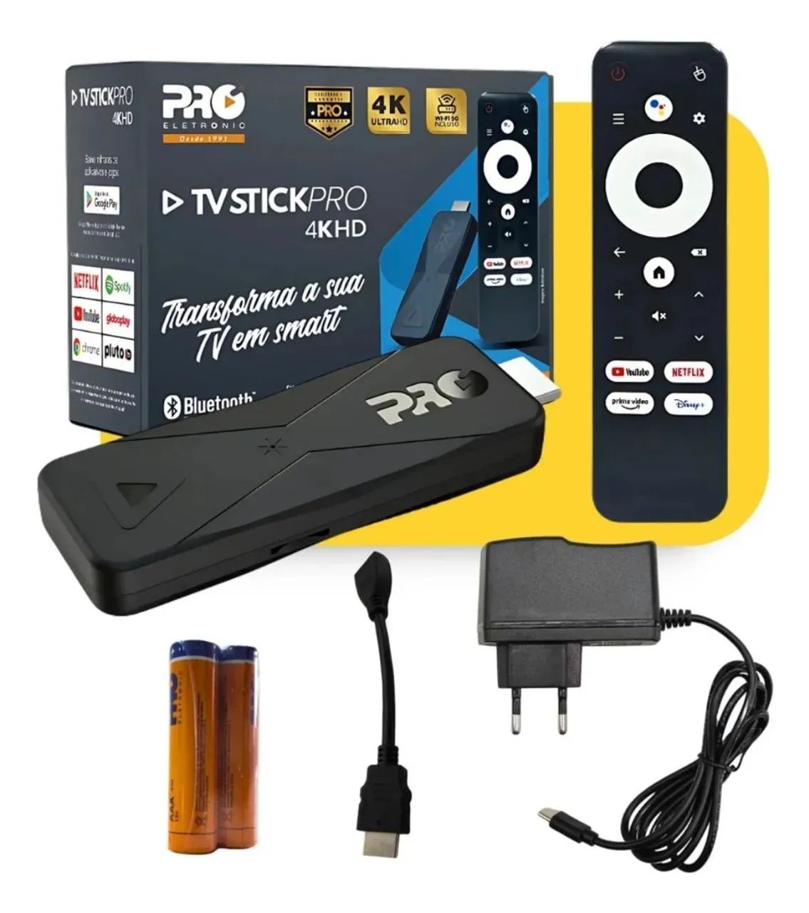 Tv stick pro 4k HD 16 GB de armazenamento, proeletronic Anatel - Foto 3