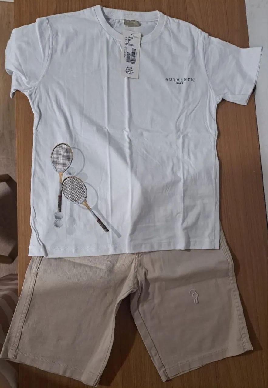 Conjunto menino Milon - bermuda sarja