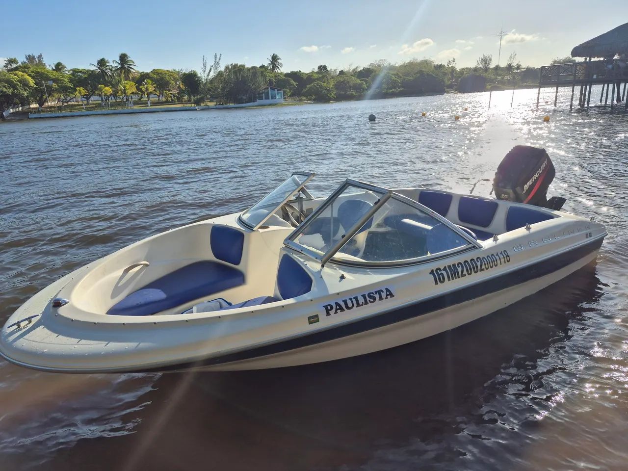 Lancha Bayliner 160 Recebo moto esportiva  - Foto 5