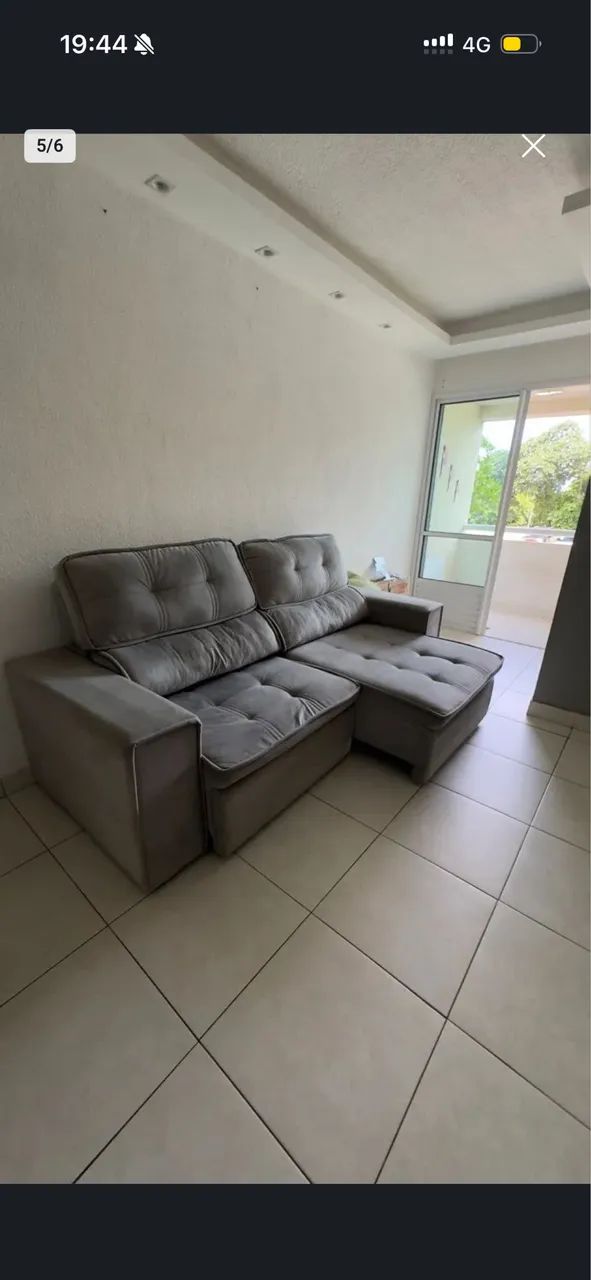 Sofá 4 lugares retrátil  - Foto 4