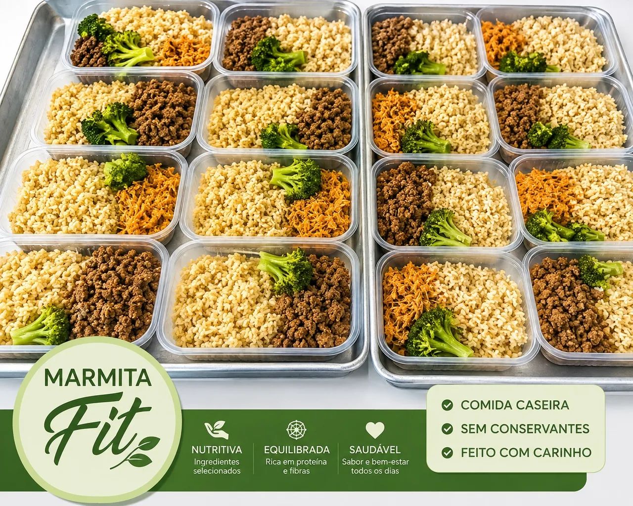     Marmitas Fit: sabor, praticidade e equilíbrio! - Foto 2
