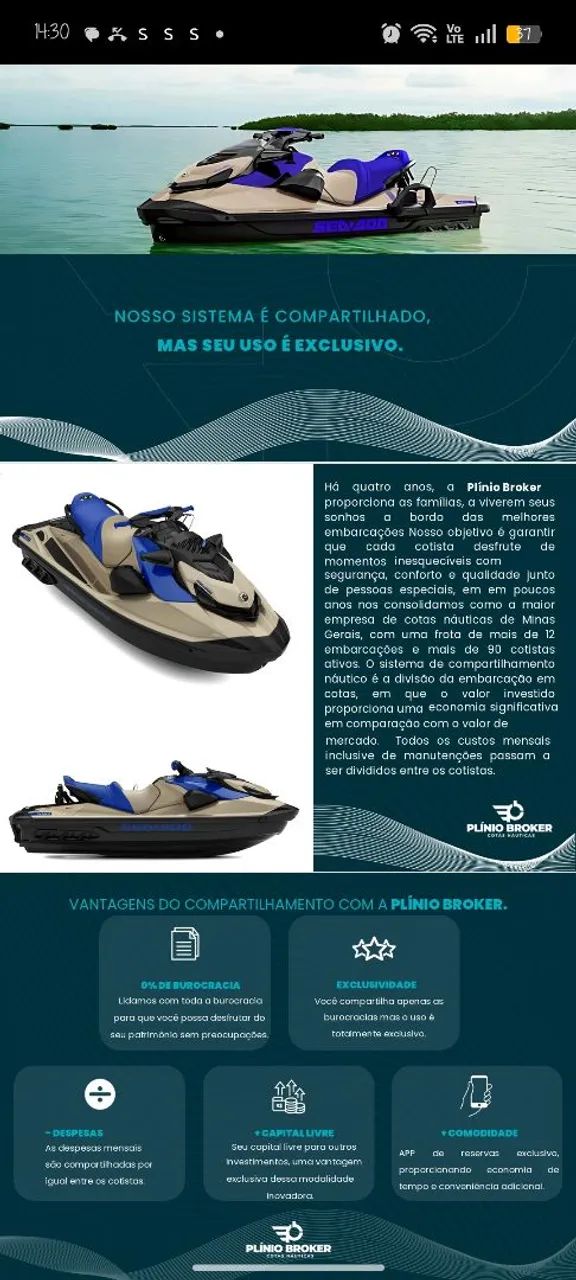 Jet ski veículo náutico  - Foto 3