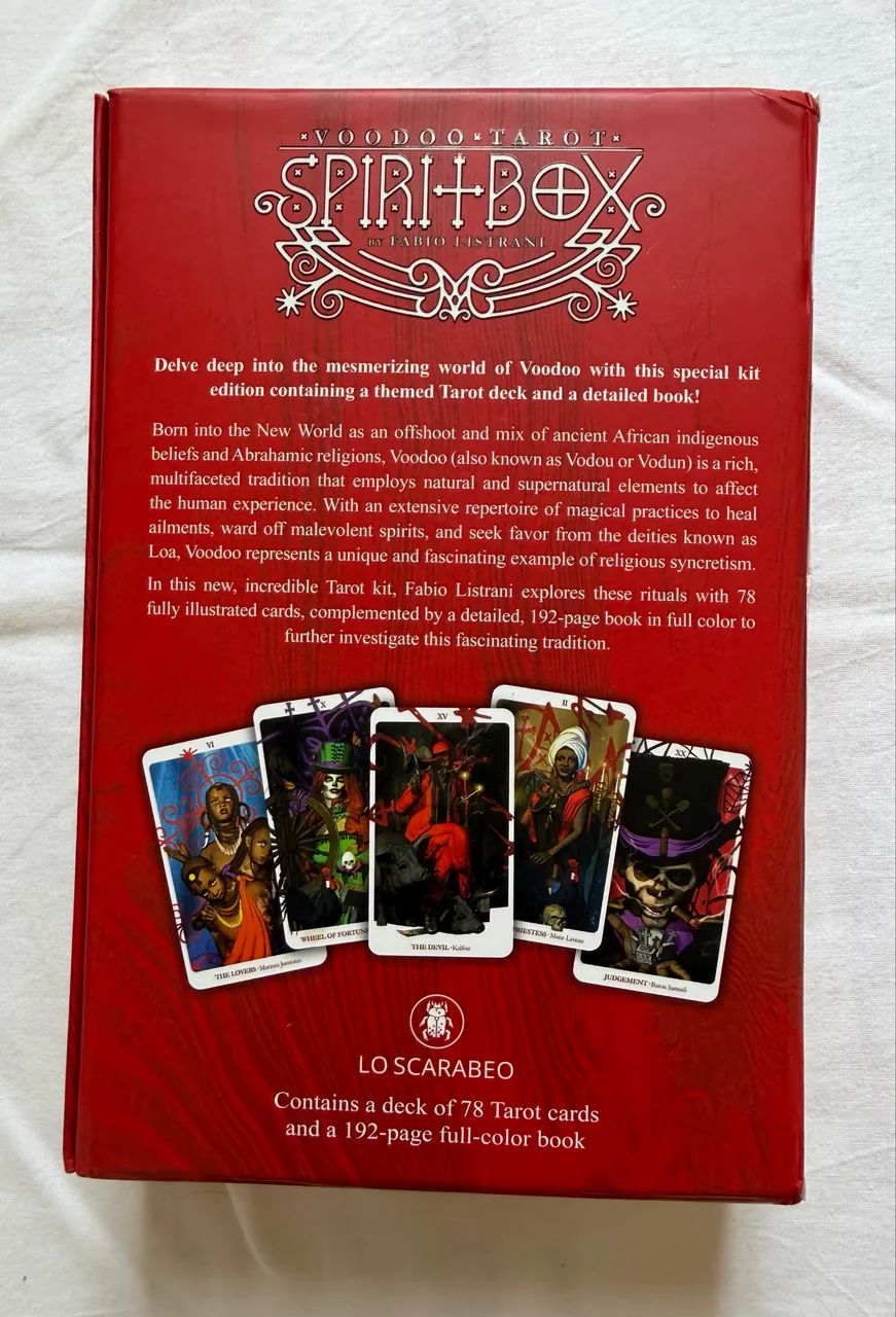 TARÔ VOODOO TAROT SPIRITBOX KIT - livreto + cartas - Foto 2
