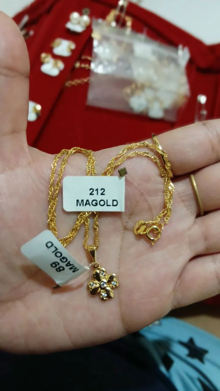 COLAR COM PINGENTE MAGOLD - Foto 2