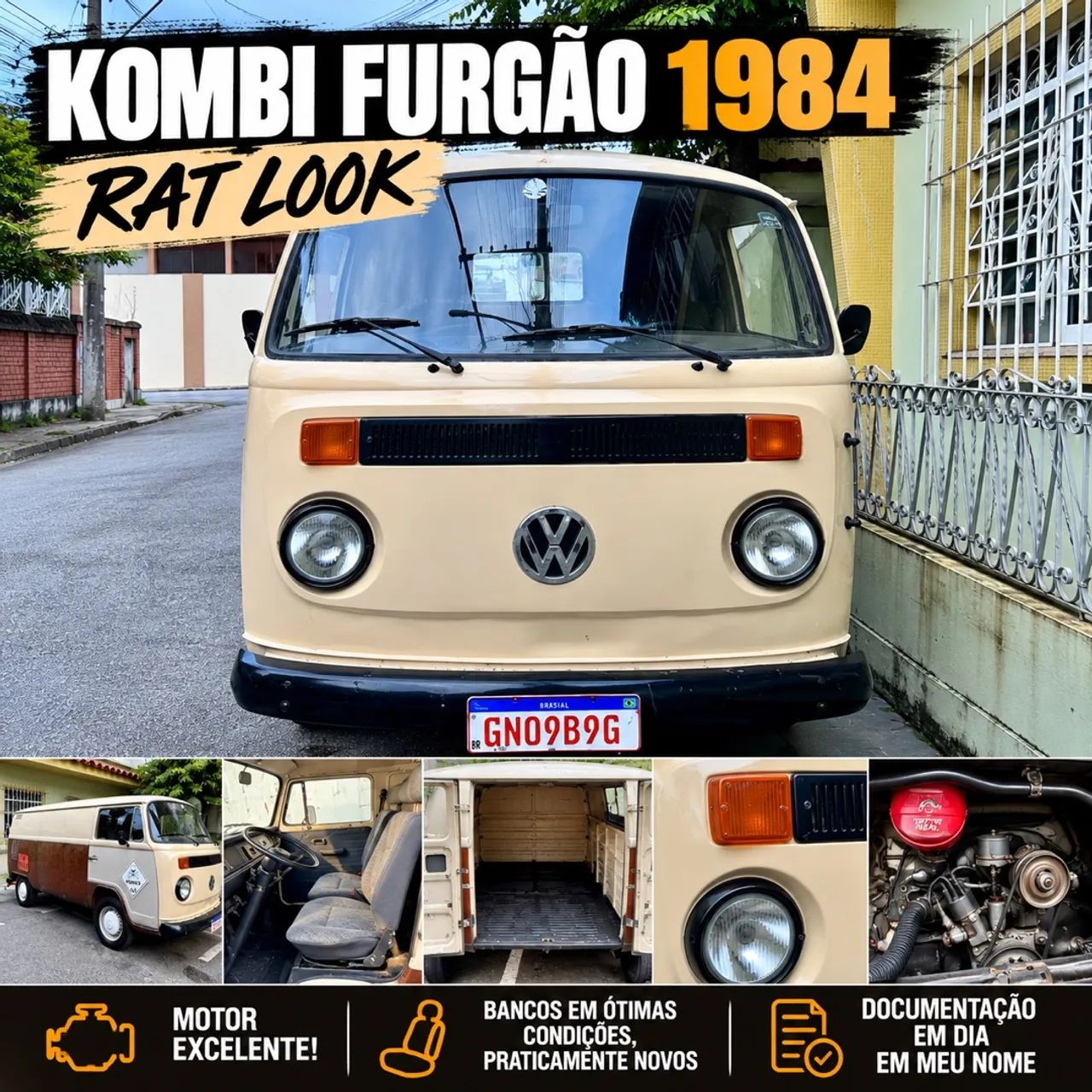Volkswagen Kombi Furgão 1984
