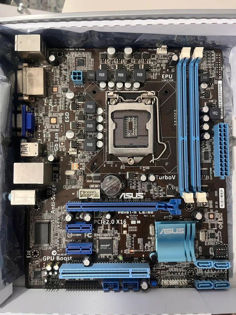 Placa-Mãe ASUS P8H61-M LE/BR LGA 1155 | Com Defeito - Foto 3