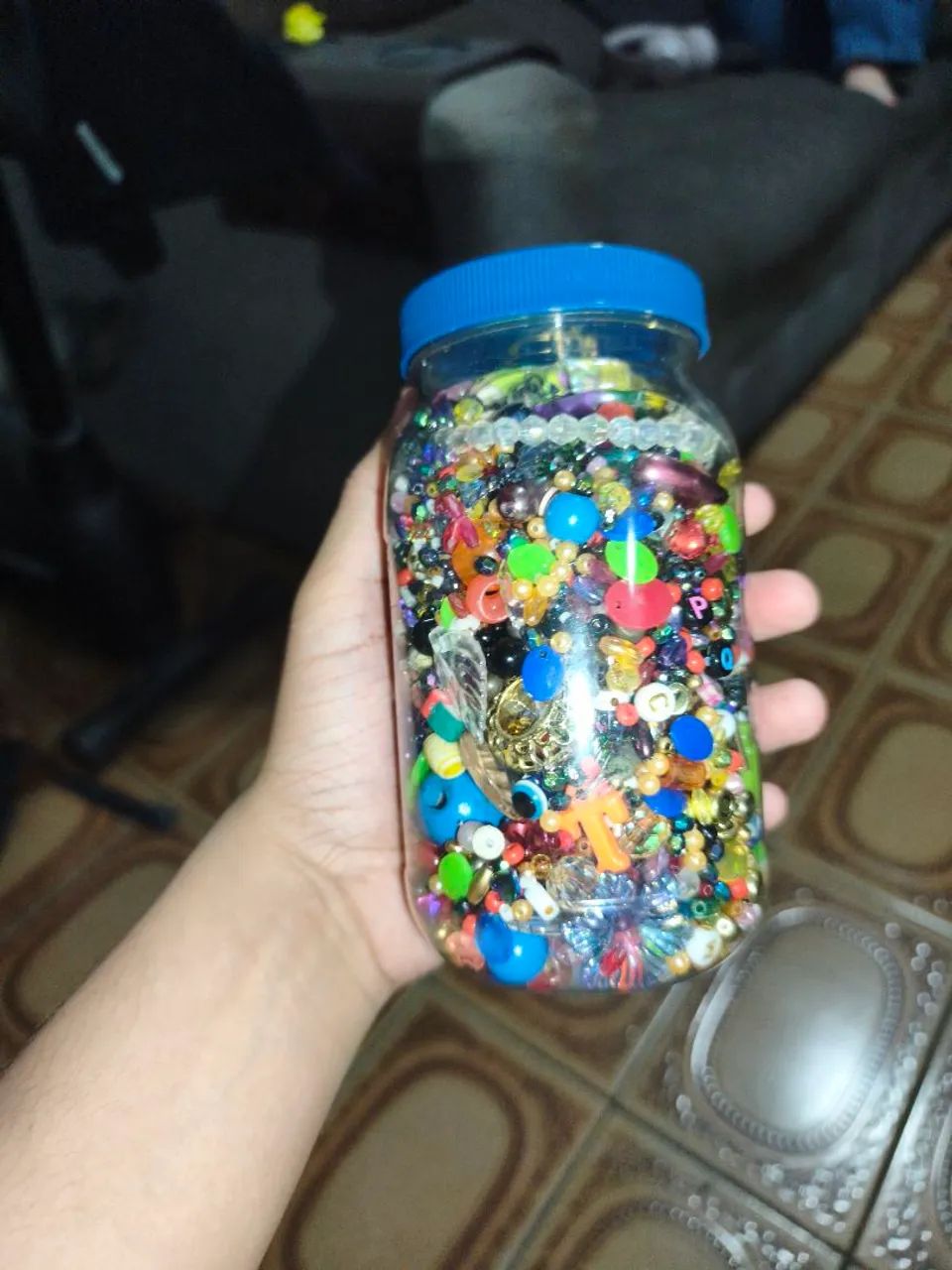 Potinho de miçangas mistas (unidade  - Foto 2