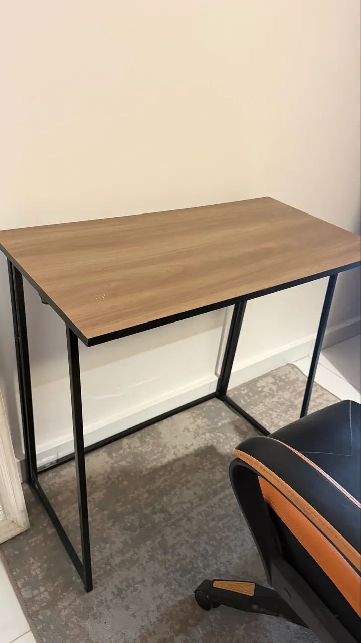 Cadeira gamer com mesa desmontável  - Foto 3