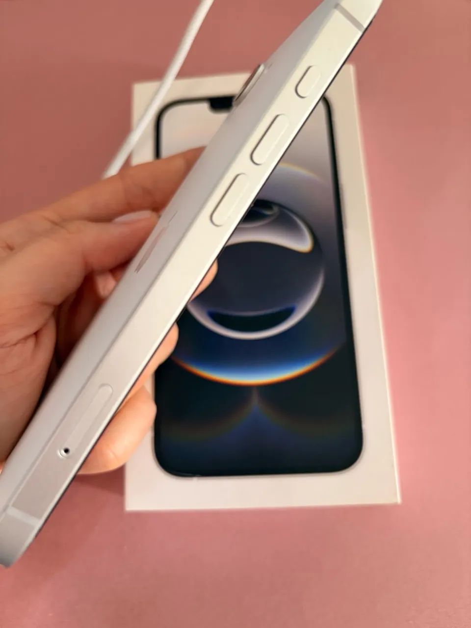 iPhone 16e - 128gb - Branco - Sem marcas de uso - Foto 2