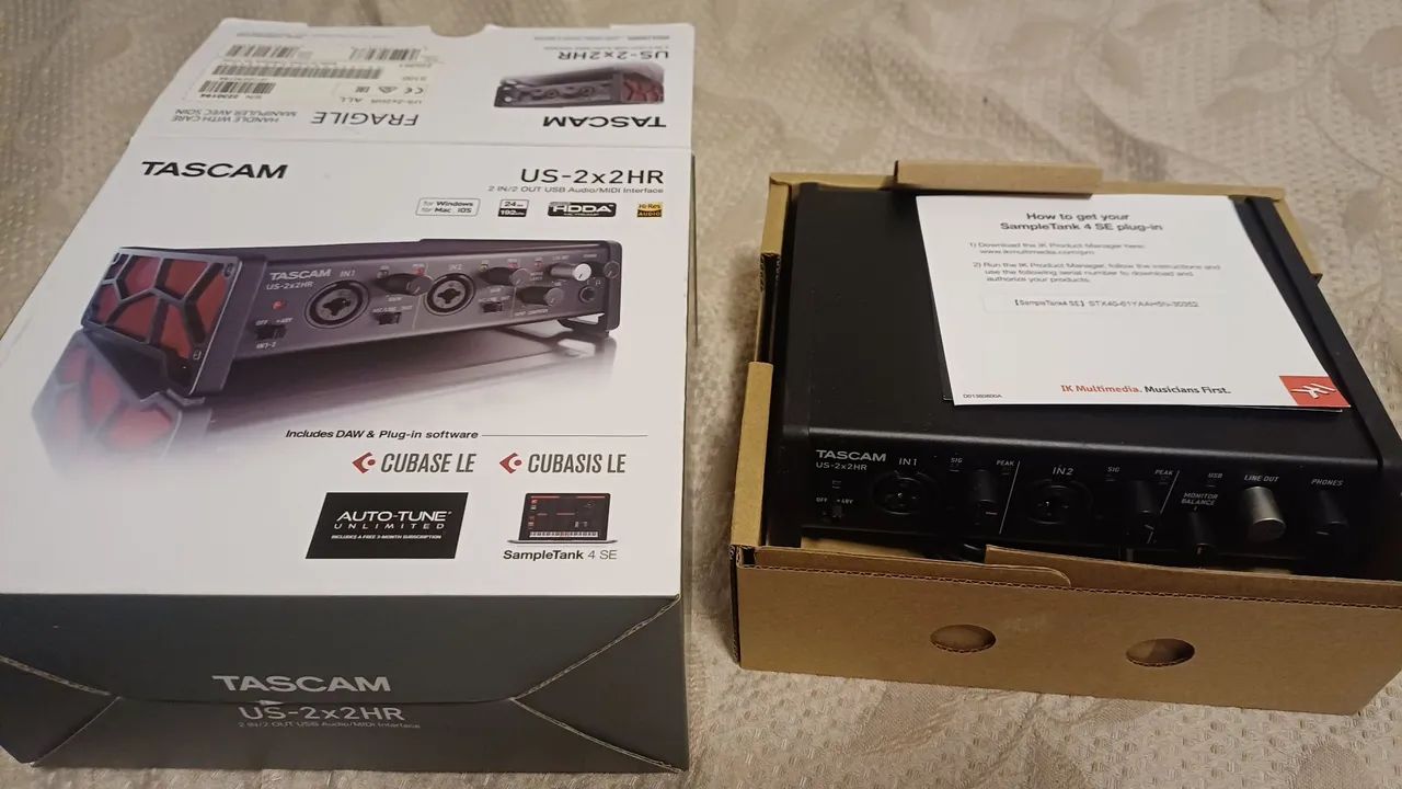 TASCAM Interface de áudio US 2X2HR ZERO - Foto 4