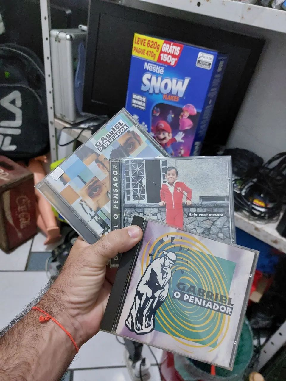 3 CDs de Gabriel O Pensador  !!