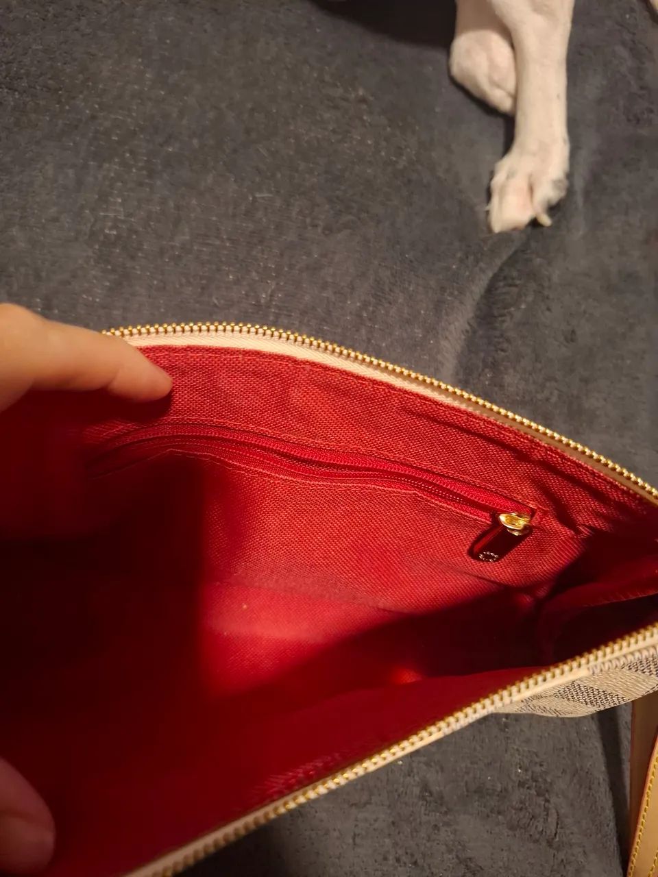 Bolsa de ombro louis vuitton  eva damier azur - Foto 5
