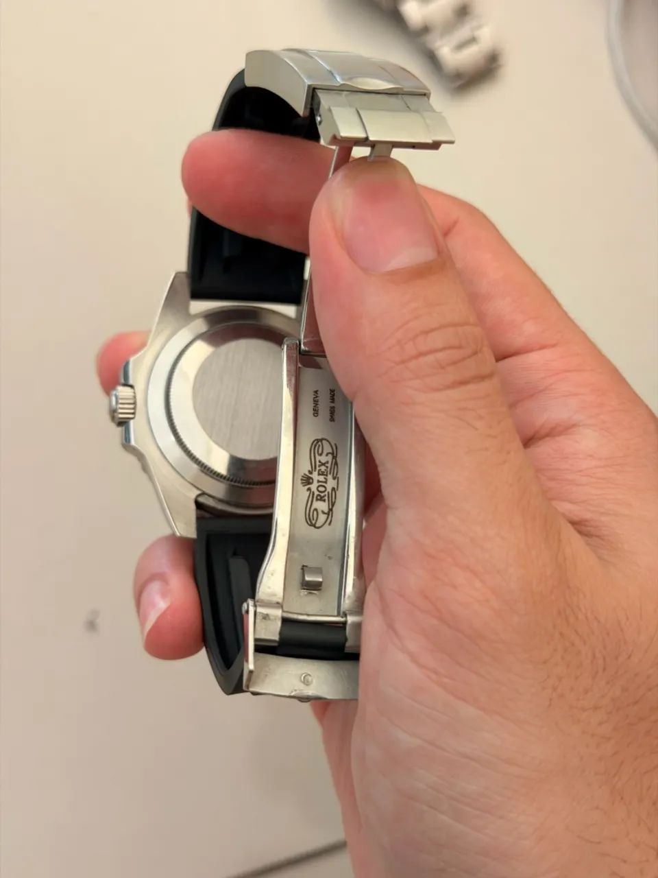 Rolex submariner date + Pulseira oysterflex  - Foto 4