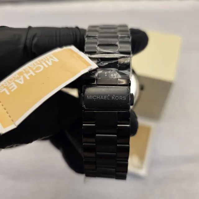 Relógio Michael Kors MK3221 Preto Original 39mm - Foto 5