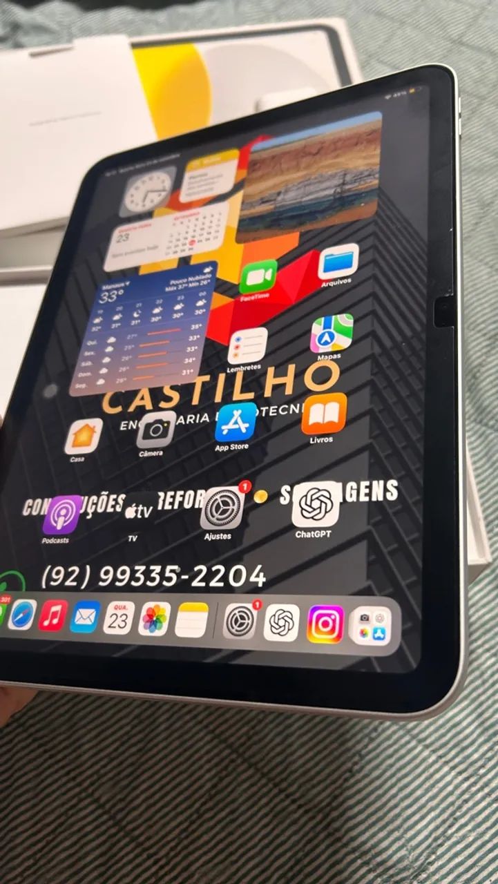 iPad 10 novo com nota fiscal e caixa ac cartão  - Foto 5