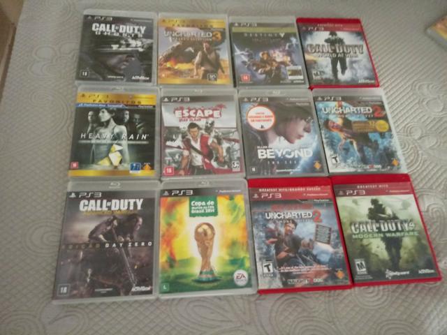Jogos ps3 25 reais cada