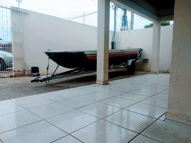 Barco com motor e carretinha - Foto 3
