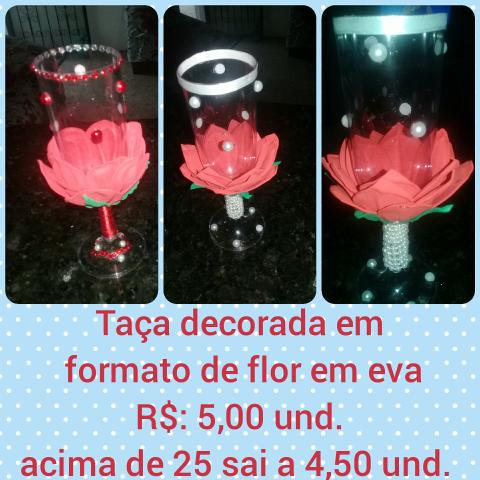 Lembrancinha taça decorada