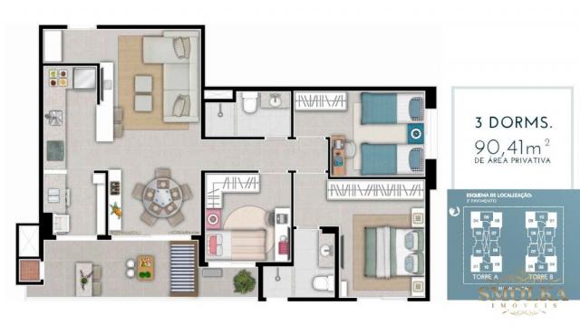 Apartamento à venda com 3 dormitórios em Monte verde, Florianópolis cod:9338 - Foto 5