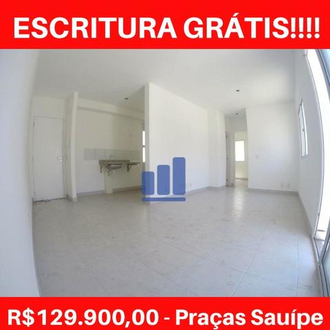 MR- Apartamento 2Q com Varanda na Praia da Baleia e Escritura Grátis