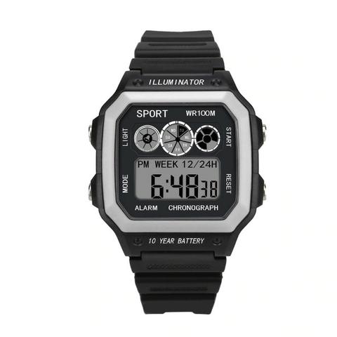 Relógio Illuminator Digital Esporte Militar LED