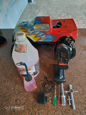 Automodelo combustão 1/8 himoto megap mxt-s gigante 80km/h - Foto 3
