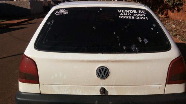 Vendo gol 1.0 branco basico 2003 - Foto 2