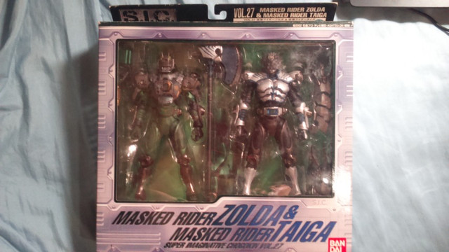 Sic kamen rider cavaleiro dragao ryuki knigth ohjya zolda blade garren chalice agito gills - Foto 5