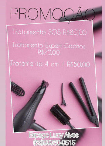 Promoção de tratamento Capilar