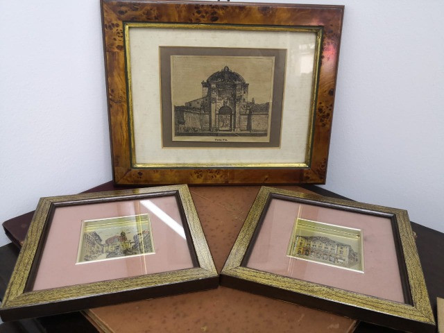 Quadro Dipinto A Mão Oro Gold Mais Um Porta Pia Annibaldi