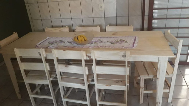 Mesas e banquinhos dobráveis - Foto 5