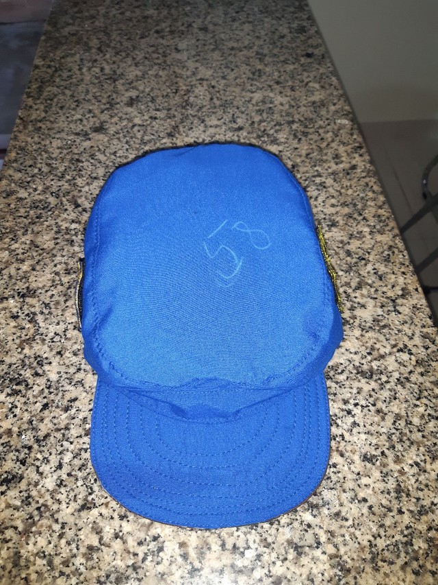 Gorro azul e camuflado  - Foto 3