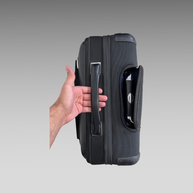 Pasta Tumi com rodas Deluxe 4 Wheeled Laptop Case Brief Preta - Foto 5