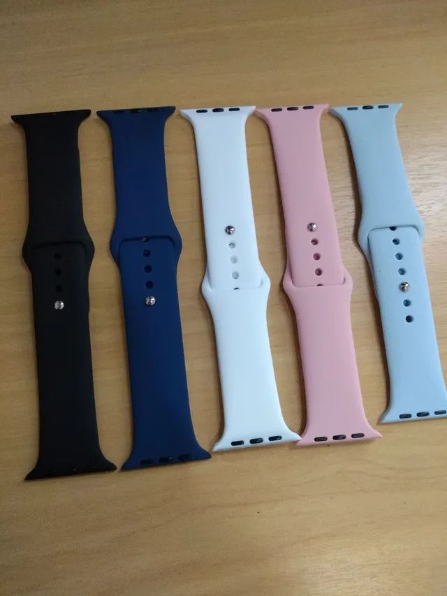 Pulseira de silicone para Smartwatch 42/44/45 mm - Foto 2