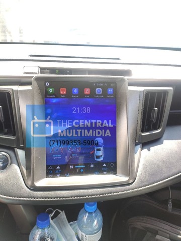 Central multimídia Toyota Rav4 2014 tesla  - Foto 2