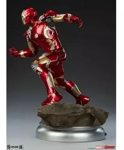 Estátua Iron Man Mark Xliii Figure Presente Filme - Marvel Homem de Ferro - Sideshow - Foto 4
